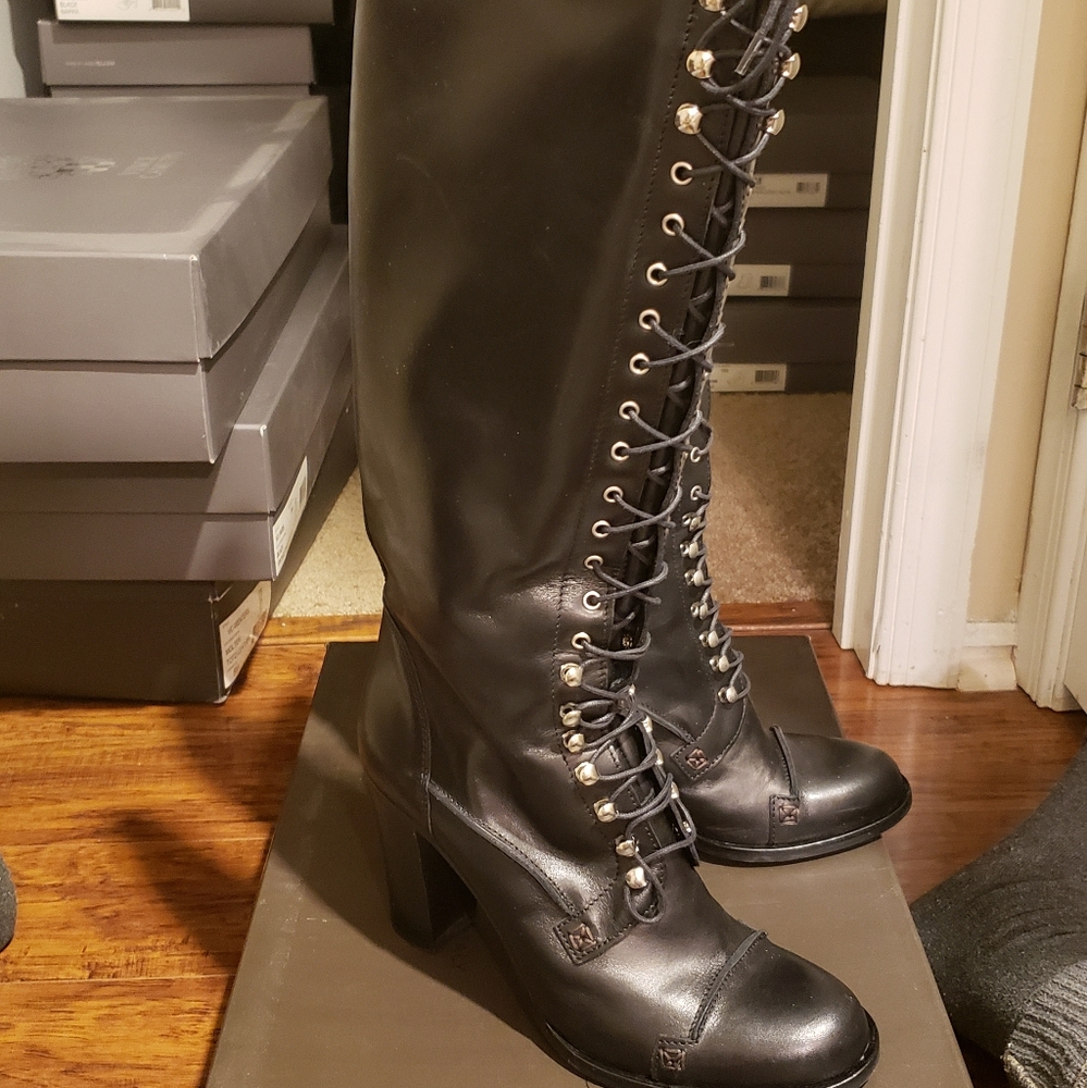 Lace up boots